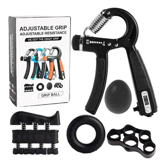 Kit Ejercitador Fortalecimiento Mano, Dedos, Muñecas, Antebr