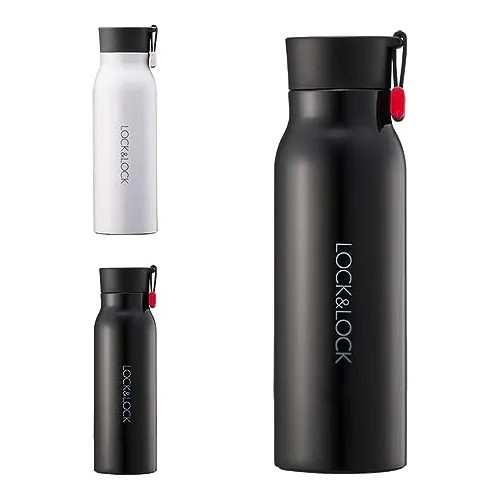 Locknlock Nombre Tumbler Negro 12oz, Bpa-libre De R5o44