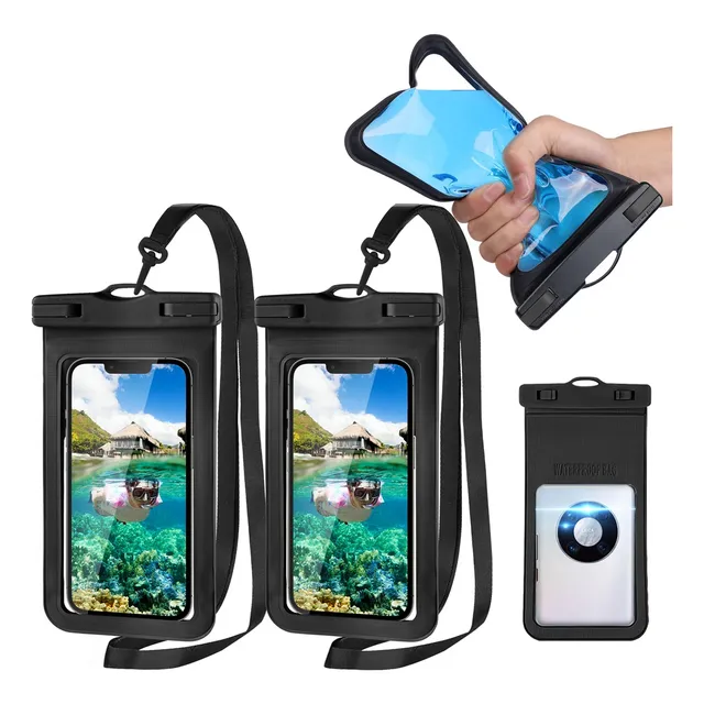 2pzs Funda Para Celular Contra Agua Bolsa Impermeable Protec