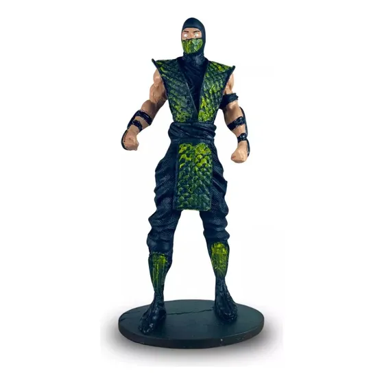 Estátua Boneco Action Figure Reptile Mortal Kombat