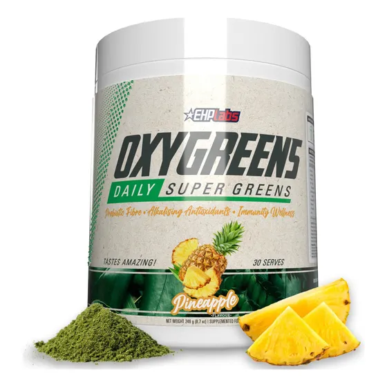 Super Greens En Polvo Ehp Labs Oxygreens Con Espirulina 150