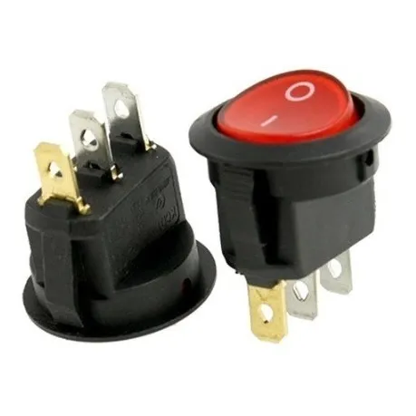 Switch Interruptor Cafetera Con Luz Rojo Cuadrado 110v