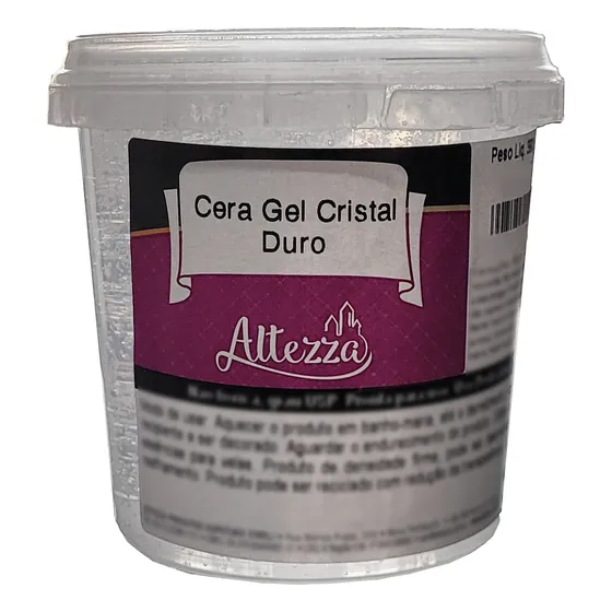 Parafina Transparente Dura Gel    390g Vela  ( Rende 450ml )
