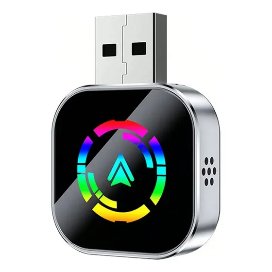 Adaptador Sem Fio Carplay Android Auto Usb Para Carro
