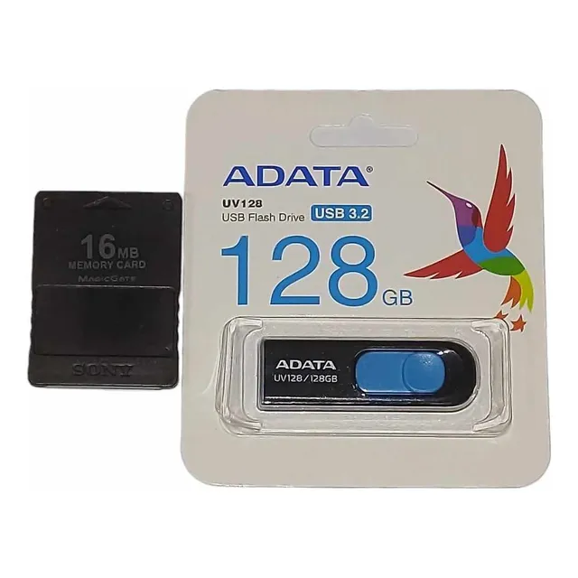 Combo De Memory Card Ps2 Freemcboot + Funtuna + Usb 128gb +j