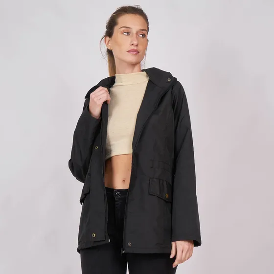 Customs Ba Trench Mujer Piloto Rompevientos Talles Grandes S