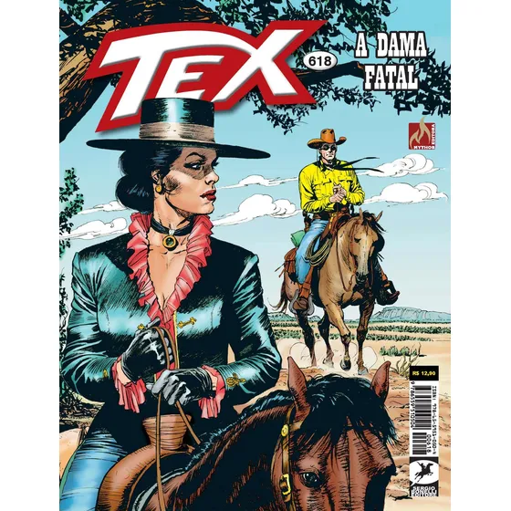 Tex Nº 618: A dama fatal, de Boselli, Mauro. Tex (618), vol. 618. Editorial Edições Mythos Eireli, capa mole em português, 2021