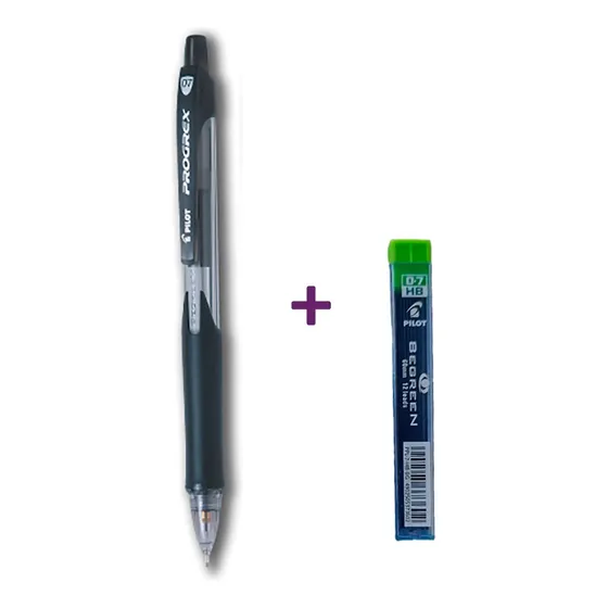 Portaminas Progrex Pilot Original + Minas 07mm 