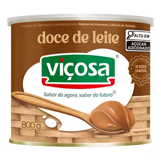 Doce De Leite Viçosa Cremoso Tradicional Lata 800g Doce De Leite Viçosa Cremoso Tradicional Lata 800g