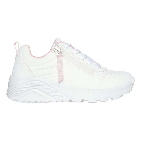 Zapatilla Niña Uno Lite Easy Zip Blanco Skechers
