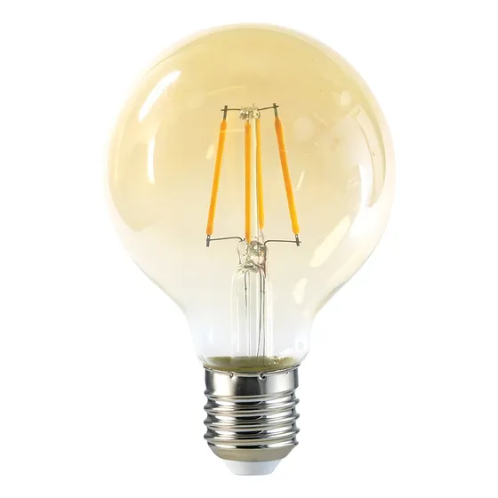 Ampolleta Led E-27 Filamento 6w G80 Certifica Sec / Hb Led Color de la luz Cálido
