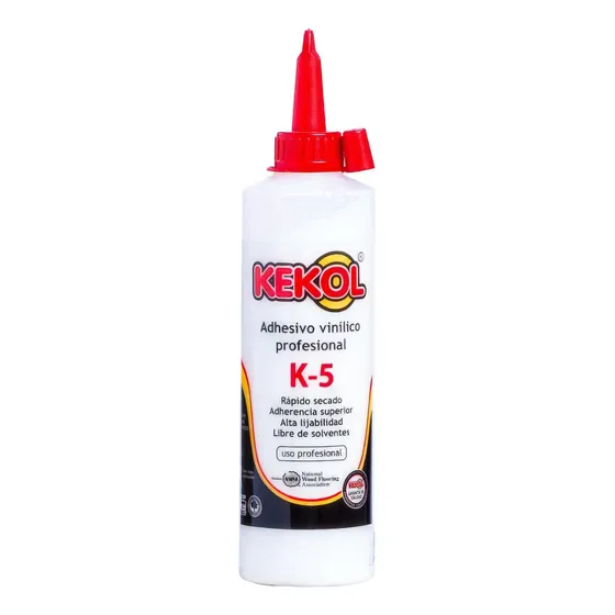 Cola Vinilica De Carpintero Secado Rapido Kekol K-5 500grs Color Blanco