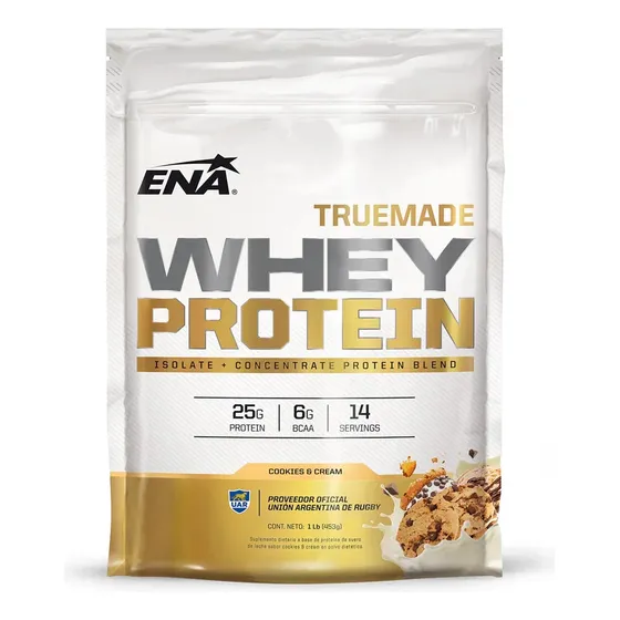 Proteina Whey True Made Ena 1 Lb Aislada + Concentrada