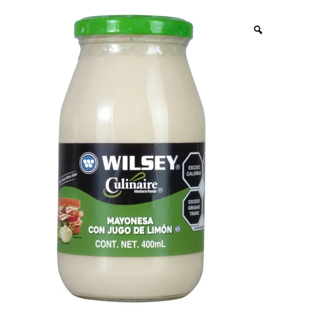 Mayonesa Wilsey Con Limon 400 Ml Caja 12 Piezas