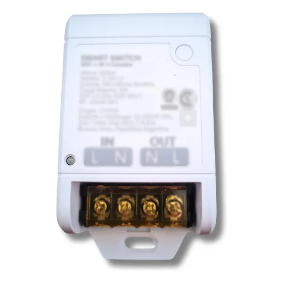 Interruptor Inteligente Switch Wifi 30 A Tuya Smartlife Color Blanco
