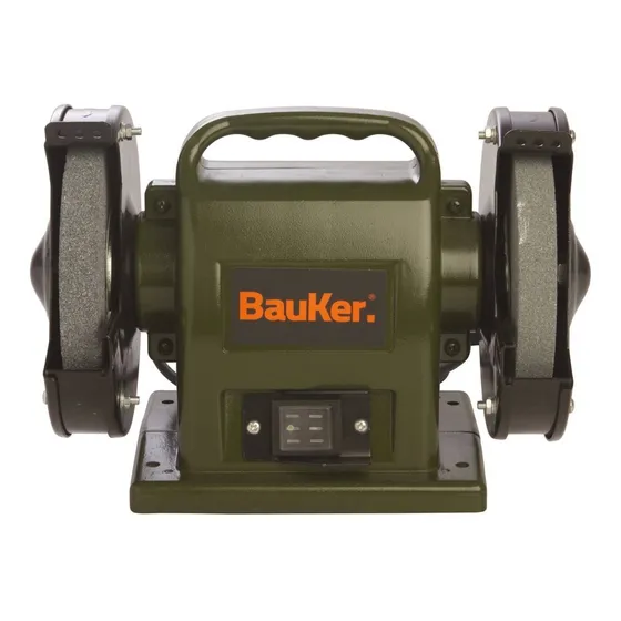 Esmeril De Banco Eléctrico 6  200 W Bauker Modelo Bg150