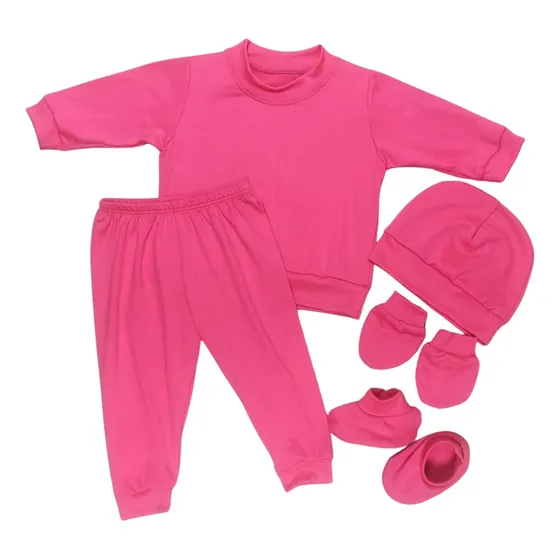 Conjunto H2k Outfits Unicolor Para Niña 