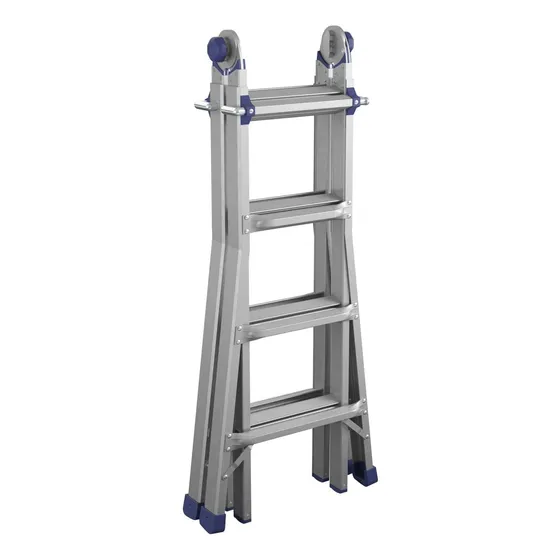 Escalera Multiposición De Aluminio De Altura De Alcance De 1