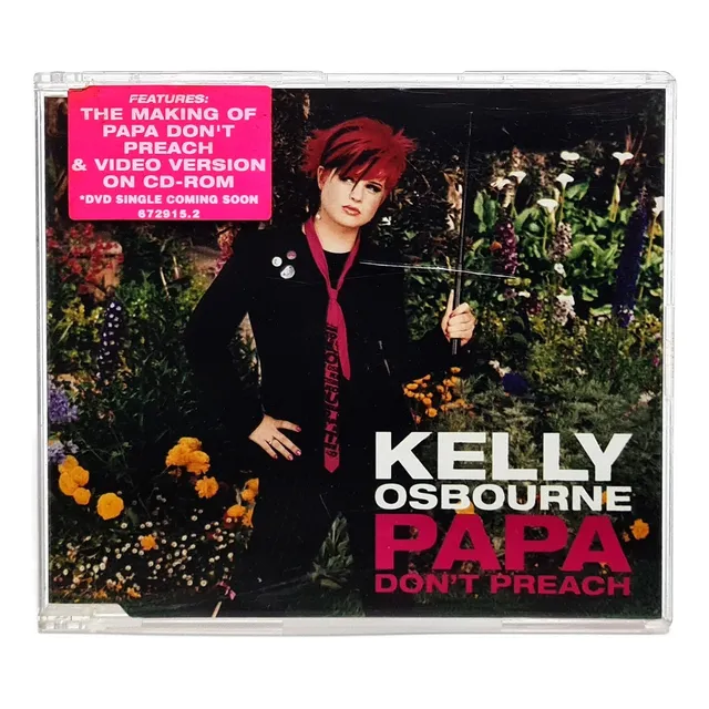 Cd Kelly Osbourne Papa Don't Preach + Video Importado Tk0m