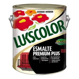 Tinta Esmalte Sintetico Brilhante 3,6l Lukscolor Cores Cor Branco Tinta Esmalte Sintetico Brilhante 3,6l Lukscolor Cores Cor Branco