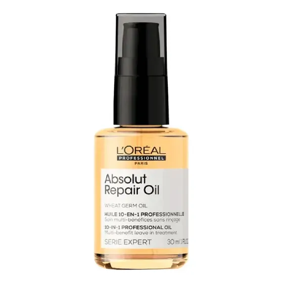 Loreal Absolut Repair Gold Quinoa Óleo Capilar 30ml Frasco