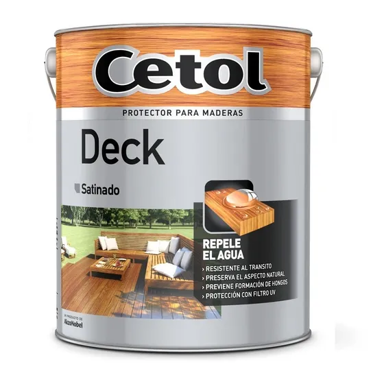 Cetol Protector Deck Para Madera Exterior 1 Litro