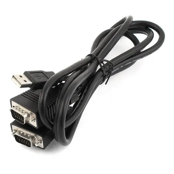 Qtqgoitem 5ft Vga Db15 15pin Macho W Usb Conector Lcd Cable