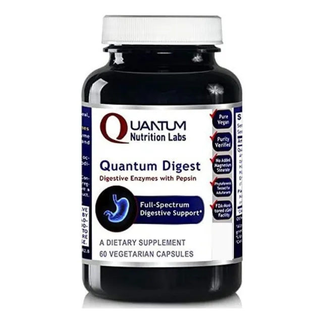 Enzimas Digestiva Quantum 258mg - - Unidad A $5586