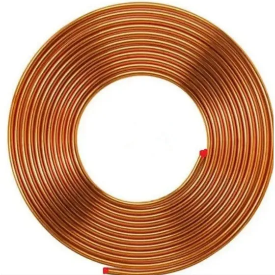 Tubería De Cobre De 3/8  Rollo De 15,24mtr