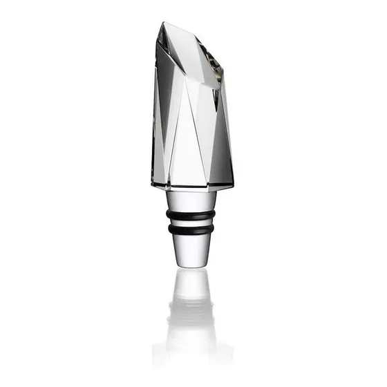 Orrefors Carat Botella Tapon Nueva York