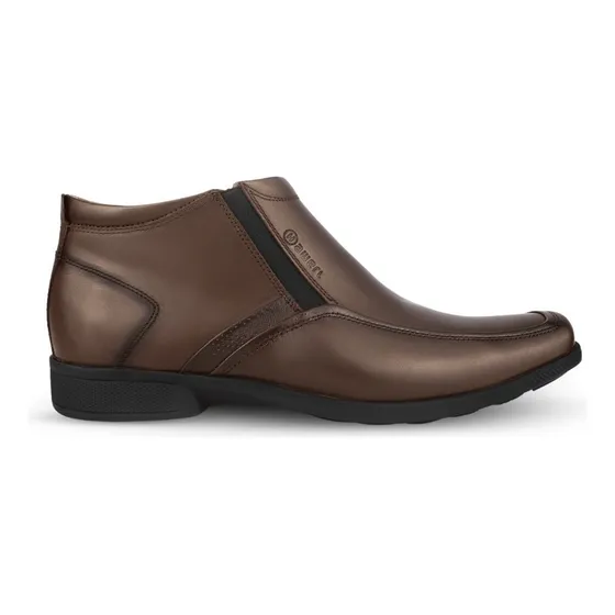 Botínes 100% Cuero De Hombre H619 Color Marrón