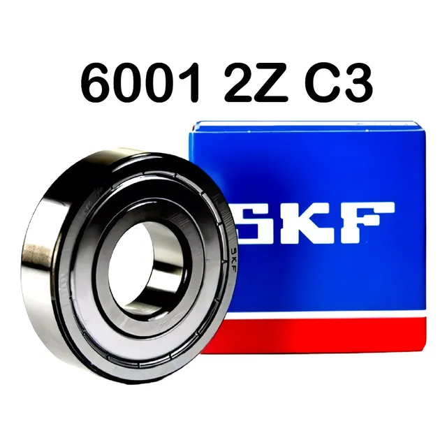 Rolinera Rodamiento 6001-2z/c3 Marca Skf Original 12x28x8
