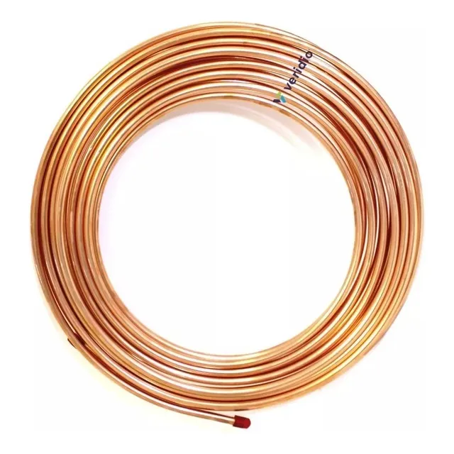 Tubo Flexible De Cobre 3/16 15.24 Mts