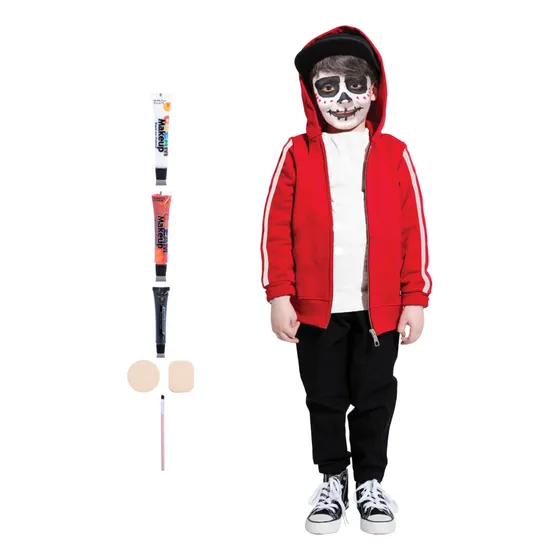Disfraz Miguel Pelicula Coco Con Maquillaje Niño