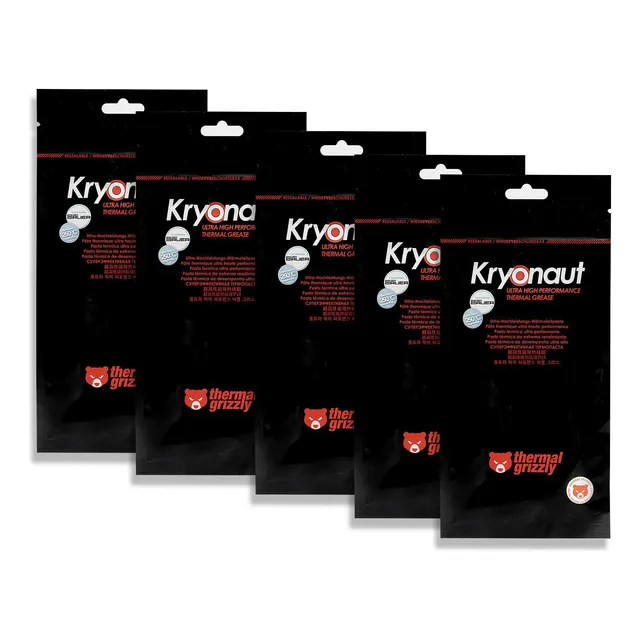 Paquete 5 X Thermal Grizzly Kryonaut 1g Pasta Térmica Origin