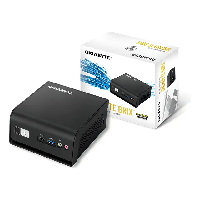 Mini PC Gigabyte Mini-PC (BRIX) GB-BLCE-4105R Intel® Celeron® Processor J4105 2.5GHz, 4 core (TDP 10W) - 220V