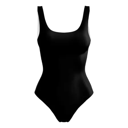 Body Maiô Feminino Moda Praia Natação Suplex Premium Liso