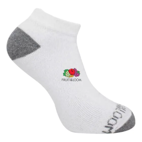 Medias Cortas Blancas Soquetes 6 Pares Algodón Made In Usa