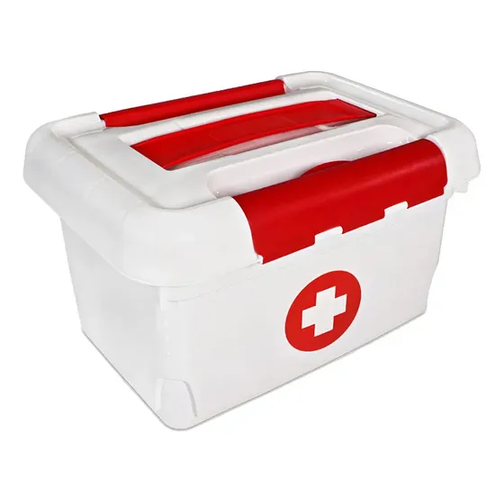 Caja Para Botiquin 5 Litros Medida 28.5x18x16.5 Cm Indumasas