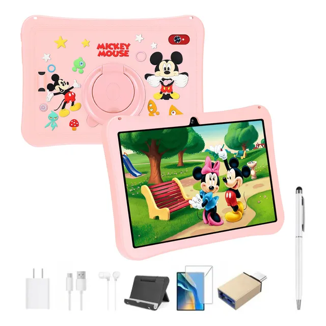 Tablet Hancdon A9+ Infantil Rosa 11.6'' 512gb Almacenamiento Y 12gb Ram Android 13 8800mah 10 Core Con Funda Protectora Anticaída