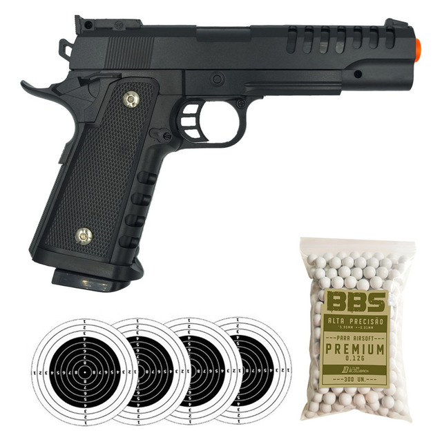 Pistola Airsoft Rossi 1911 V301 Spring Vigor M1911 Bbs 6mm Pistola Airsoft Rossi 1911 V301 Spring Vigor M1911 Bbs 6mm