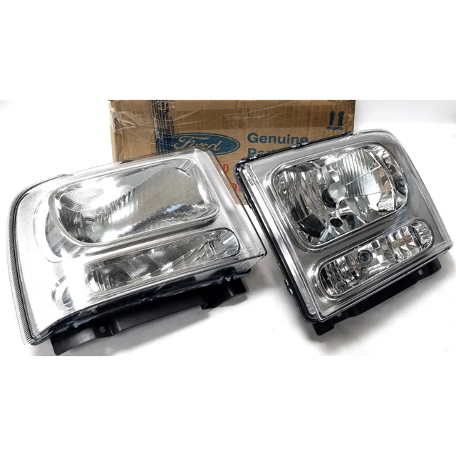 Farol F250 F-250 Valeo 07 12 Cibie Logo Lente Original Ford