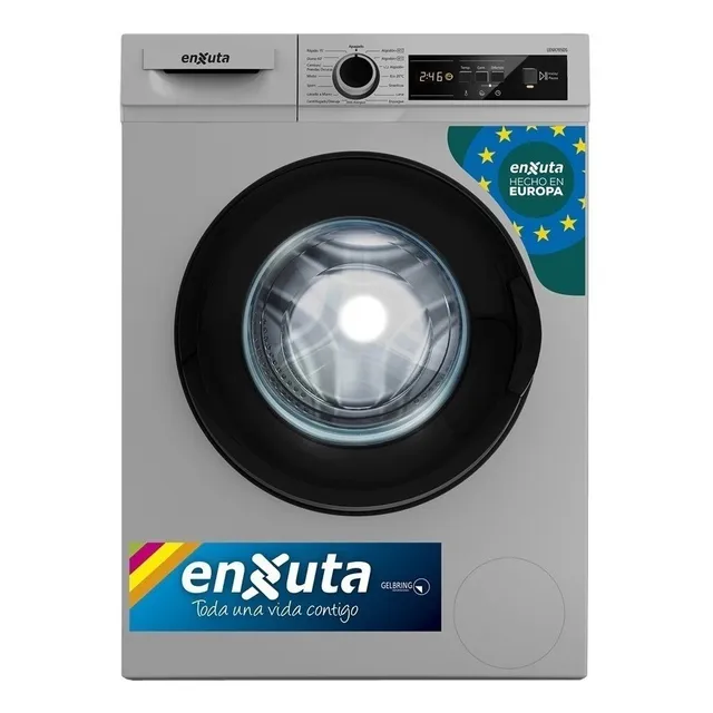 Lavarropa Enxuta Carga Frontal 6kg Digital Silver