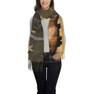 Bufandas Estampadas De Vida Silvestre Para Mujeres En Navida Bufandas Estampadas De Vida Silvestre Para Mujeres En Navida