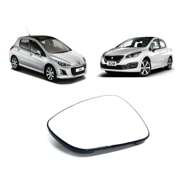 Espejo Vidrio Placa Peugeot 308 2011 Al 2019 Original Ftm