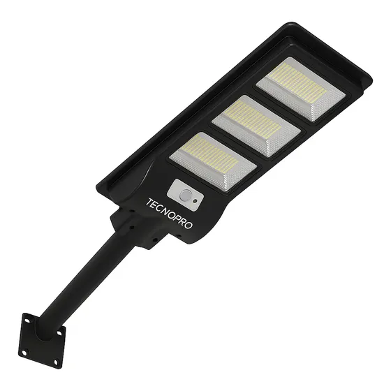 Tecnopro Foco Solar Led Estilo Luminaria De Poste 400w Negro Alta Calidad 63 cm