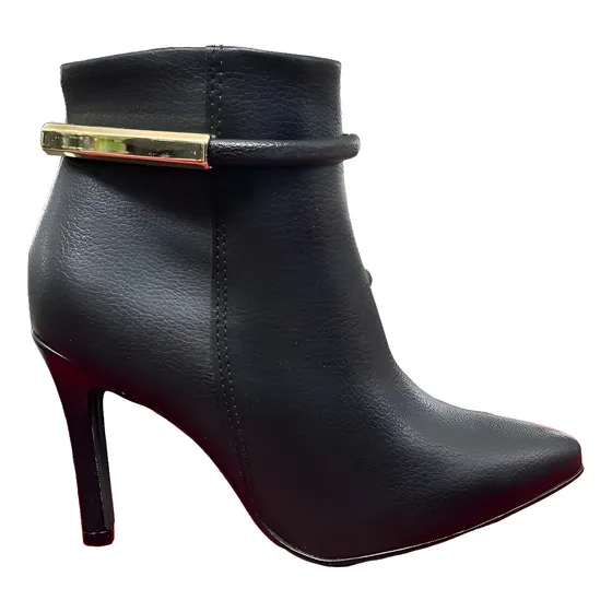 Bota Vizzano Botineta Mujer Liviana Comoda Taco 9,5 Cm Moda