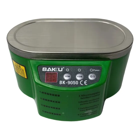Lavadora Limpiadora Ultrasonica Digital Verde Baku Bk-9050