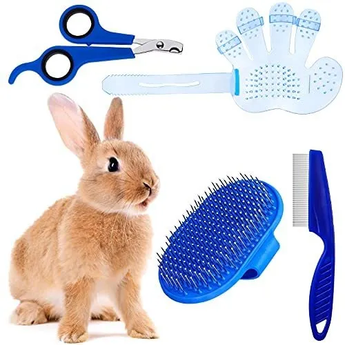 4 Piezas Kit De Baño De Conejo Con Cepillo De Novios Zrc6m