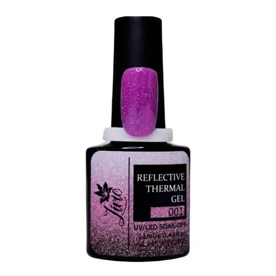 Esmalte Gel Com Glitter Que Muda De Cor Conforme A Temp